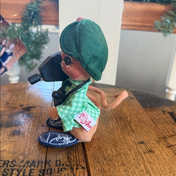 Adorable Vintage Camera Man Mouse 1991 Annalee - Picture 2 of 7